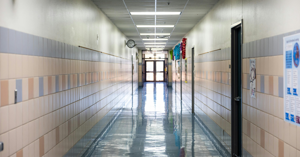 school hallway