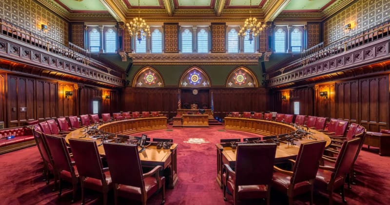 Inside the Connecticut State Capitol in Hartford